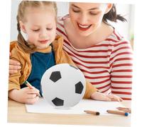 BIUDECO Compact PVC Soccer Ball for DIY Signing Football Durable Flexible Ball for Childrens Training and Creative Play Enhances Imagination and Fine Motor Skills