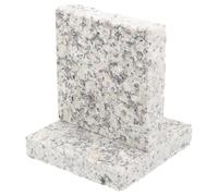 BIUDECO Cooling Marble Slab Pet Bed 2pcs 9x9cm Granite for Guinea Pig Chinchilla and Hedgehog Summer Home Use