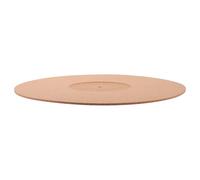 BIUDECO Cork Vinyl Record Turntable Mat Anti-static Protective Pad with Groove 297mm Diameter 3mm Thickness for Vinyl Record Player Accessories