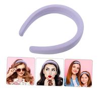BIUDECO Creamy Wide Sponge Headband for Women Thick Soft Face Washing Hairband Fashionable Stretchy Hair Accessory for Skincare Makeup and Everyday Use