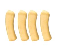 BIUDECO Crutch Material Pads Yellow 4pcs Underarm Universal Fit Soft Cushions Easy Maintenance for Crutches Healthcare Settings and Homes