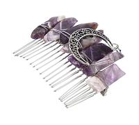 BIUDECO Crystal Headdress Moon Star Design Hair Comb for Women's Fashion Accessory