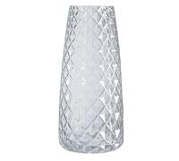 BIUDECO Decorative Glass Vase Flower Container Delicate Creative Glass Craft Material Simple Unique Style Maintain Small Flowers and Plants Home Gardening Decoration