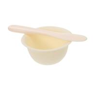 BIUDECO Diy Face Mask Mixing Bowl with Silicone Applicator Practical Facial Mask Bowls for Homemade Skincare Hair Treatments White Applicator