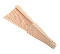 BIUDECO DIY Fan Making Frame Wooden Folding Fan Bones with Classic Design Exercise Creativity Display Stand for Special Occasions