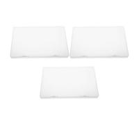 BIUDECO Document Organizer, Quick Content Confirmation Elegant Visual Design and Birth Certificate Holder Box 3pcs Portable Pp Plastic with Important Papers Storage Suitable for Travel