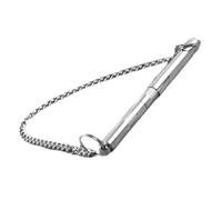 BIUDECO Dog Training Whistle Stainless Steel and Copper Construction Adjustable Frequency Safe Humane Alternative for Effective and Recall Silver for Dogs for Pet