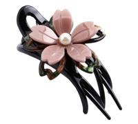 BIUDECO Double-layer Light Pink Duckbill Hair Clip for Back Hair for Women Suitable for Styling and Everyday Use