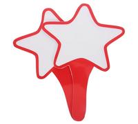 BIUDECO Dry Erase Score Paddles 2Pcs Star Style Lightweight Portable Whiteboards for Student Participation and Group Voting