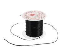 BIUDECO Elastic Stretchy Hair Extension Cord 0.8mm Black Crystal Beading Thread 10m for Hair Braiding and Jewelry Making