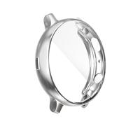 BIUDECO Electroplated Silver Protective Frame Cover for Watch Active Scratch Flexible Tpu Wristwatch Case with Precise Cutouts for Full Button and Sensor Access