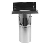 BIUDECO Exterior Dryer Vent Cover Stainless Steel with Rain Protection Shield and Versatile Installation for Residential and Commercial Exteriors, Removable Extended Pipe Vent Hood