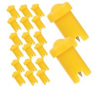 BIUDECO Eyelash Glue Bottle Nozzle Needles Replacement Pins 100pcs Pp and Stainless Steel Material, Convenient Design for Eyelash Extension Bottles Suitable for Family and Professional