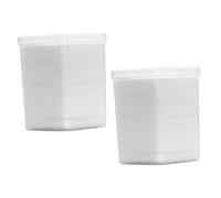 BIUDECO Eyelash Glue Cleaning Cotton Pads 400pcs (2 Boxes x 200pcs) Nail Polish Remover Wipes for Eyelash Extension and Nail Art Tools Makeup Remover Cotton Pads for Professional Beauty Use