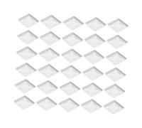 BIUDECO Eyeshadow Lipstick Sub Package Trays Aluminum Cases 30Pcs 2.5Cm Portable Not Easy to Break Makeup Organizer for Home Daily Use