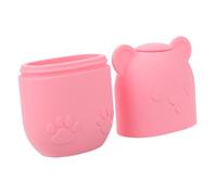 BIUDECO Face Ice Compress Cube Silicone Mold Pink Diamond Shape Cooling Facial Massage Tool for Puffiness Relief and Eye Care Skin Soothing