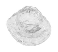 BIUDECO Face Mask Mixing Bowl DIY Tool for Precise Skincare Blending with Stable Base Transparent Glass Beauty Bowl for Facial Masks and Essential Oils for Salon and Home Use