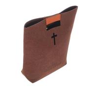 BIUDECO Felt Bible Carrying Case Tote Bag Large Capacity Lightweight Bible Organizer Bag for Travel and Daily Use Stylish for Keys Cosmetics Books and More
