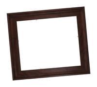 BIUDECO Floating Canvas Frame for Oil Paintings 20x30cm Coffee Color Wooden Artwork Display Frame for Home Decor Suitable for Wall Art