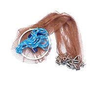 BIUDECO Foldable Bait Cast Fishing Net Trap Portable Shrimp Cage with Tire Line for Crab Lobster Prawn Minnow Crayfish Suitable for Saltwater and Freshwater
