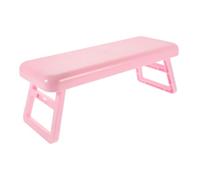 BIUDECO Foldable Pink Nail Art Hand Cushion with Added Height for Comfortable Manicure and Eyelash Extension Portable Arm Rest Pillow Reducing Hand Fatigue for Salon and Home Use