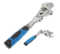 BIUDECO Foldable Ratchet Wrench with 180 Degree Rotatable Handle