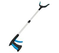 BIUDECO Foldable Trash Grabber Reacher Tool for Elderly and Disabled High Strength Elastic Clamp Litter Picker for Indoor Outdoor Use Extended Reach Assist for Cigarettes Bottles and
