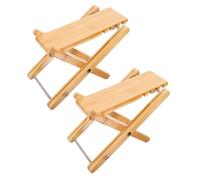 BIUDECO Folding Toilet Foot Stool for Adults 2pcs Bathroom Squatting Stool Non-Slip Design Compact Size for Easy Storage for Home Use
