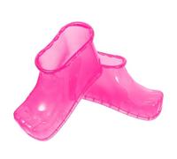 BIUDECO Foot Bath Massage Shoes Red Small Size 12.5Cm High Tube for Home and Foot Care