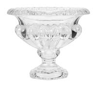 BIUDECO Footed Ice Cream Cups Glass Dessert Bowls with Transparent Floating Patterns for Trifle Pudding Sundae Fruit Snack Serving Medium Stylish Glassware for Elegant Home and Party Use