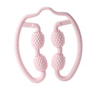 BIUDECO Four Wheel Leg Massager Roller for Muscle Relaxation and Circulation Lightweight Portable Yoga Massager Stick with Rotating Wheels to Fatigue and Flexibility