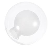 BIUDECO Frosted Glass Globe Lamp Shade Replacement Pendant Light Cover for Indoor Ceiling Fixtures Opal White Round Glass Lampshade with Socket Compatible Modern Elegant Home Decor