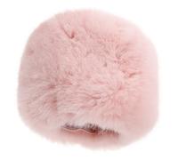 BIUDECO Furry Microphone Windscreen Cover for Small Mic, Pink Windshield Noise Reduction, Lavaliar Mic Wind Screen for Recording Broadcasting