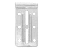 BIUDECO Garage Door Top Roller Bracket and Heavy Duty Side Hinge Bracket with Dual Track Support for Upper Panel Replacement, Universal Garage Door Repair Parts and Installation Kit