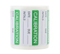 BIUDECO Green Self-Adhesive Pat Testing Stickers with Writeable Surface, Sturdy Calibration Label Stickers for Quality Control and Industrial Use