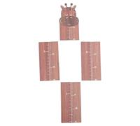 BIUDECO Growth Chart Wooden Boys and Girls Height Ruler Height Measurement for Wall Boys and Girls Growth Chart Wall Ruler Playroom Decor