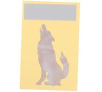 BIUDECO Guitar Inlay Sticker Wolf Pattern for Acoustic Guitar Headstock Decal for Headstock Inlay for Fret Board Decoration