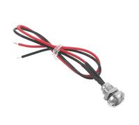 BIUDECO Guitar Momentary Push Button Switch for Electric Guitar Kill Switch Control Plate Setup with 8mm Mounting Diameter, Raised Head Design, Metal and Rubber Construction