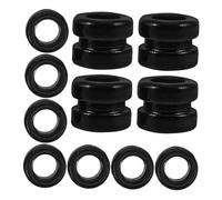 BIUDECO Guitar String Beads Reliable Replacement Tail Beads 20pcs Black Metal Practical Accessory with Fine Workmanship for Acoustic and Folk Guitars