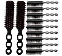 BIUDECO Hair Massage Combs Detangling Scalp Massagers 12pcs Set Practical Bulk Hairbrushes for Salon and Home Use