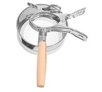 BIUDECO Handheld Moxibustion Holder with Ash Screen and Moxa Roll Clip Durable Heat Resistant Moxibustion Clamp for Safe Home Therapy and Massage Prevents Ash Falling Suitable for Multi