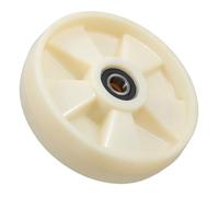 BIUDECO Heavy Duty Nylon Swivel Pallet Truck Wheels with Ball Bearings for Load Roller Replacement Noise-reducing Casters Kit for Industrial Pallet Jack Maneuvering