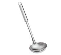 BIUDECO Heavy Duty Stainless Steel Soup Ladle with Long Handle Heat Resistant Cooking Utensil for Kitchen Stainless Steel Cookware Spoon with Comfortable Grip and Hanging