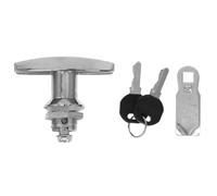 BIUDECO Heavy Duty T-Handle Distribution Box Lock Keys for Filing Cabinet, Toolbox, Drawer and RV Storage, Metal Cabinet Door Lock Compatible Storage Boxes and Cupboards