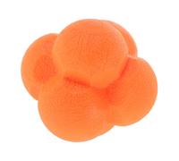 BIUDECO Hexagonal Reaction Ball Orange Challenging Bounce Speed Reflex Trainer for Hand-eye Coordination Agility and Focus Fitness Reaction Ball for Individual and Team Goalkeeper Training