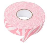BIUDECO High Adhesive Hockey Tape for Ice Hockey Cloth Tape with Abrasion Protection and Non-slip Design Pink Zebra Pattern for Secure Gameplay