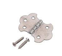 BIUDECO Hinge Tailpiece for Box Guitar 3 String Metal Construction Includes Screws Silver GK201