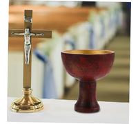 BIUDECO Holy Grail Sacrifice Cup Resin Craft Religious Ornament Sturdy Chalice Prop for Ceremony Decor