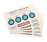 BIUDECO Humidity Indicator Card 20pcs Four-Point Color Changing Strips for Moisture Detection in Electronic Components and PCB