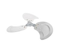 BIUDECO Industrial Fan Propeller Fan for Table Accessories Standing Pedestal Blades Replacement Metal Ceiling Outdoor Waterproof Silver